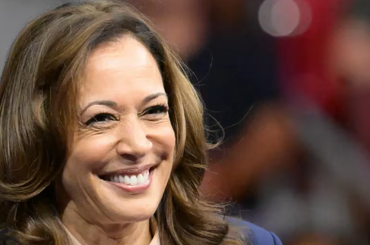 Smiling Kamala